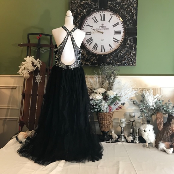 Formal evening Prom dress tulle gown - Picture 5 of 10